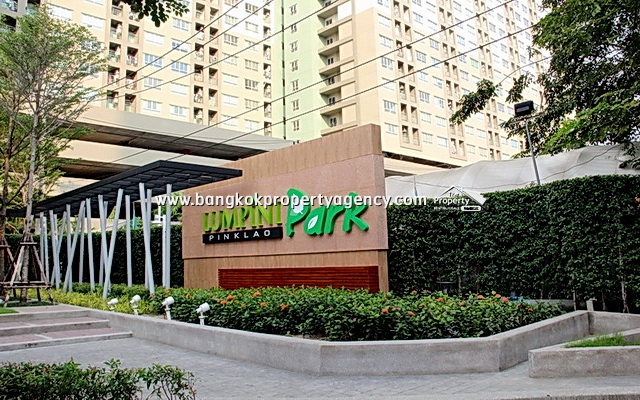 Lumpini Park Pinklao: 1 bed 29 sqm fully furnished corner unit, city view