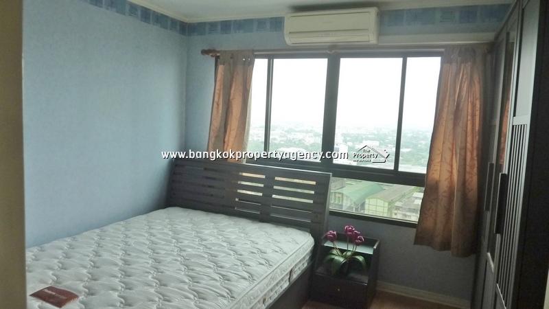 Lumpini Ville Sukhumvit 77: 1 Bed furnished unit, high floor/unblocked view