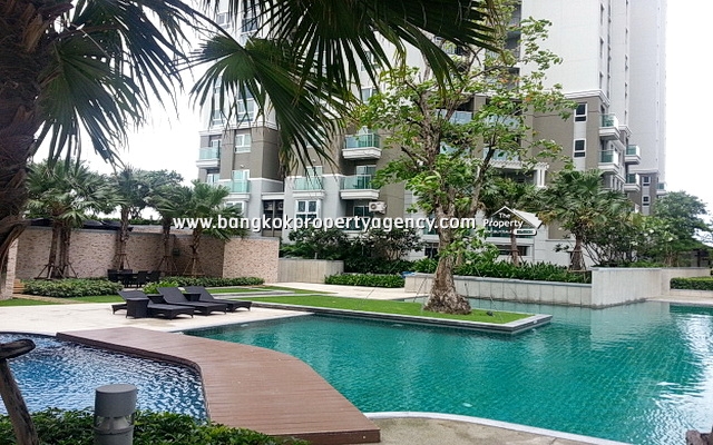 Belle Grand Rama 9: New 1 bed 43 sqm fully furnished unit/city view
