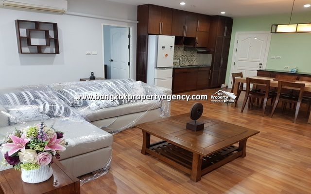 PG Rama 9: 3 Bed 99 sqm renovated unit for rent on high floor/unblocked view