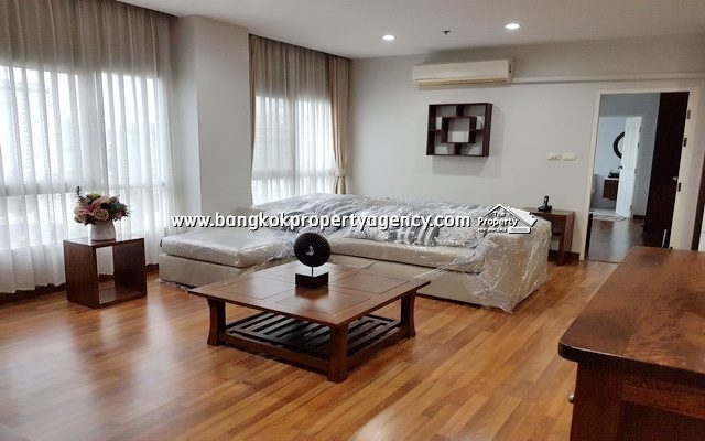 PG Rama 9: 3 Bed 99 sqm renovated unit for rent on high floor/unblocked view