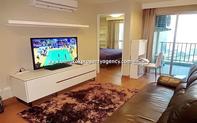 Belle Grand Rama 9: 1 bed 43 sqm fully furnished unit on high floor