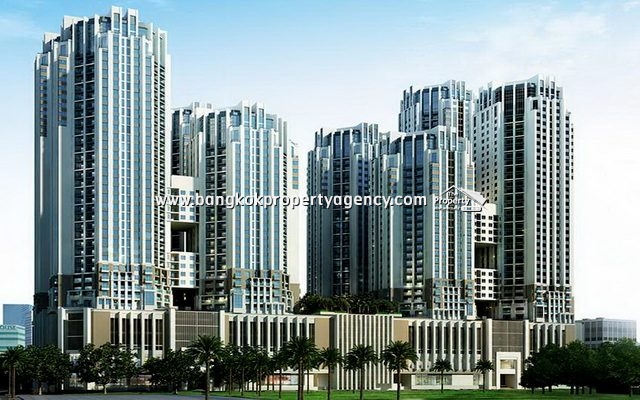 Belle Grand Rama 9: 1 bed 43 sqm fully furnished unit on high floor
