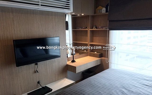 Belle Grand Rama 9: 3 bed 101 sqm well furnished unit with city view