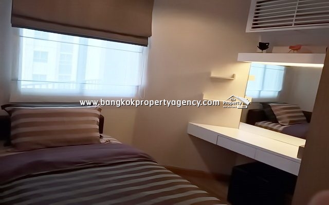 Belle Grand Rama 9: 3 bed 101 sqm well furnished unit with city view
