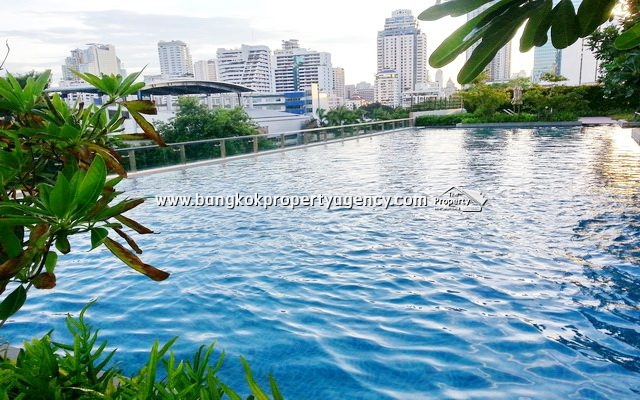 Villa Asoke:  2 bed 80 sqm fully furnished unit with pool view