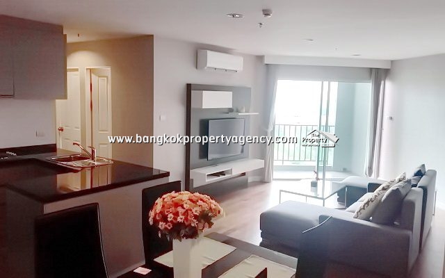 Belle Grand Rama 9: 2 bed 77 sqm fully furnished unit/pool view