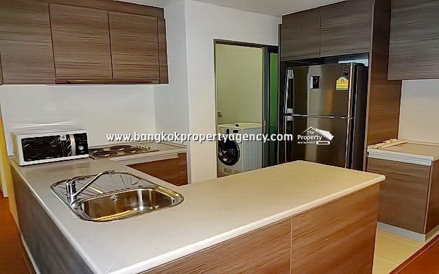 Belle Grand Rama 9: 2 bed 78 sqm fully furnished condo with pool view