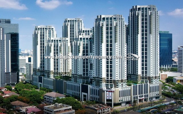 Belle Grand Rama 9: 2 bed 78 sqm fully furnished unit with pool/garden views