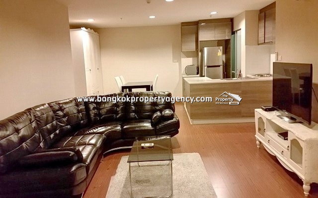 Belle Grand Rama 9: 2 bed 78 sqm fully furnished unit with pool/garden views